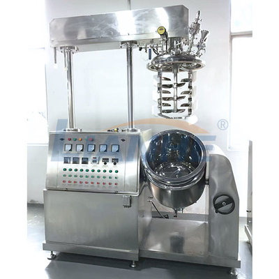 homogeneizador inferior de elevación hidráulico SUS316L del mezclador del emulsor del vacío 150L