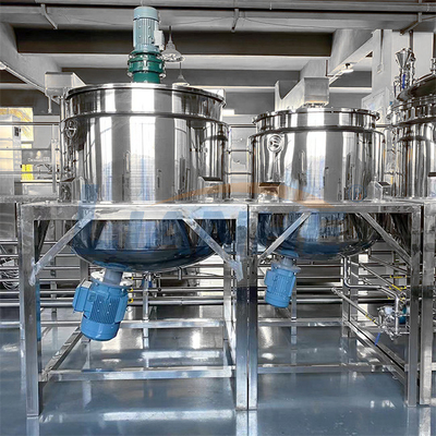 Máquina de fabricación detergente líquida del alto del esquileo de SUS316L mezclador del emulsor con la calefacción y el homogeneizador