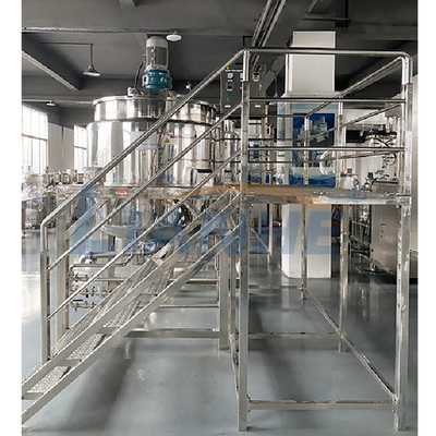Máquina de fabricación detergente líquida del alto del esquileo de SUS316L mezclador del emulsor con la calefacción y el homogeneizador