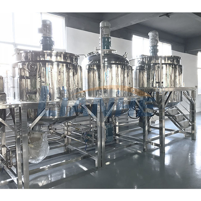 mezclador de mezcla bidireccional del emulsor del vacío 1500L para la crema del ungüento de la mayonesa