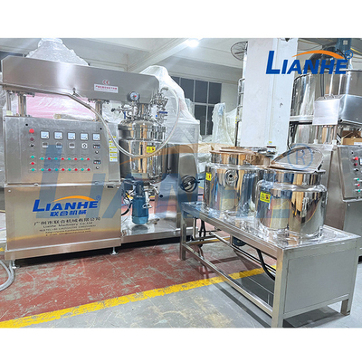 el tanque de mezcla industrial del mezclador del emulsor del vacío 50L con el sistema de elevación de Hydraylic