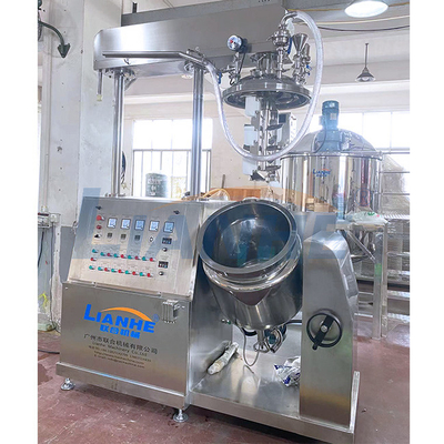 mezclador de fabricación cosmético poner crema del emulsor del vacío 100L mayor nivel