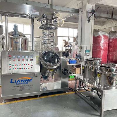 ungüento cosmético de la loción del cuerpo del mezclador del homogeneizador del vacío 100L que hace la máquina