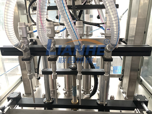 Velocidad automática de la máquina de rellenar del pistón de 4 bocas