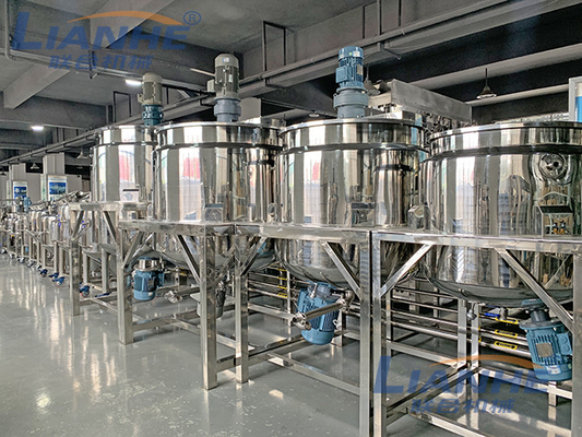 gel de la ducha del champú 2000L que hace el mezclador del homogeneizador del desinfectante de la mano de la máquina