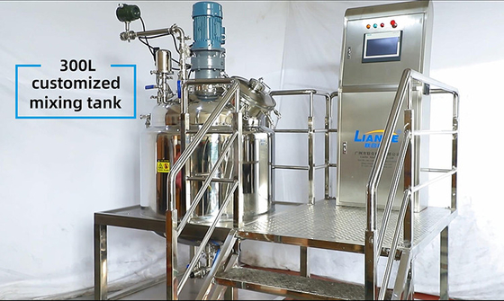 solución el reactivo del antígeno del mezclador del emulsor del vacío 300L que hace el tanque de la calefacción de la máquina
