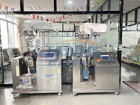 loción poner crema cosmética de 10L 20L que hace la máquina del mezclador de Emulsifiying del vacío de la máquina