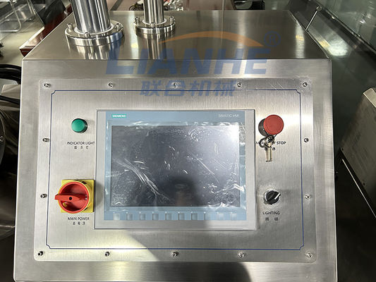 Máquina de elevación hidráulica del mezclador de la crema del homogeneizador del vacío del control del PLC de 20 litros