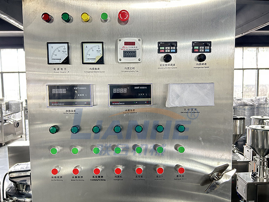 máquina de emulsión de elevación hidráulica del mezclador del homogeneizador del vacío cosmético 200L