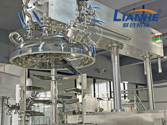 máquina interna y externa de 300L de la circulación del vacío del homogeneizador de la crema del mezclador