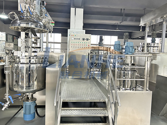 máquina interna y externa de 300L de la circulación del vacío del homogeneizador de la crema del mezclador