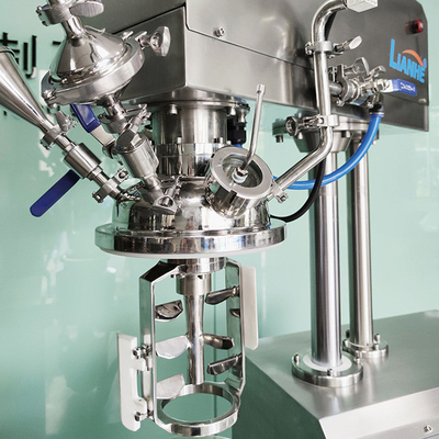 Crema corporal del PLC 5L que hace la máquina, mezclador de emulsión del vacío de la calefacción de vapor