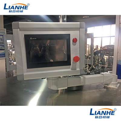 Máquina de acero inoxidable 150L del mezclador del emulsor del vacío del PLC práctica