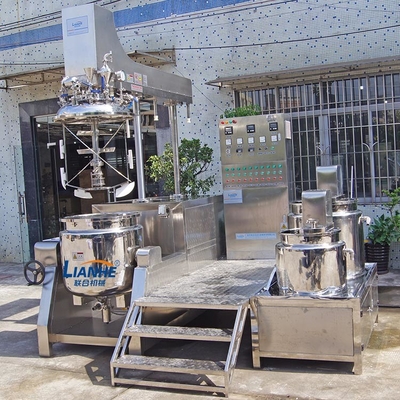Crema cosmética de la calefacción de vapor de SUS316L que hace el mezclador 250L de la máquina