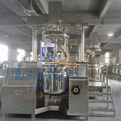 SGS máquina de la fabricación del champú de 120 grados, equipo 500L para hacer los cosméticos