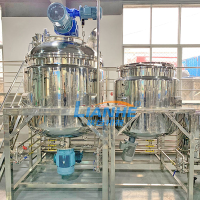 65 cosmético de la máquina del mezclador de la loción de la RPM 1000L, tipo fijo ungüento que hace la máquina