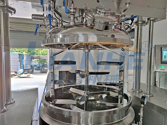 1 elevación hidráulica de la máquina del mezclador de Ton Double Cylinder Vacuum Emulsifier
