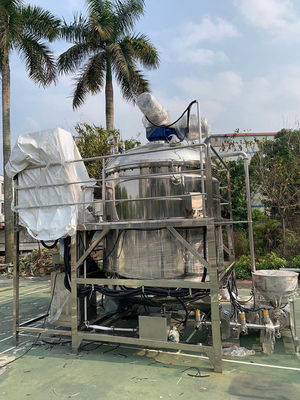 Equipo de fabricación poner crema cosmético 220V/380V con la bomba de la emulsificación