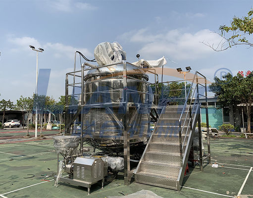 Equipo de fabricación poner crema cosmético 220V/380V con la bomba de la emulsificación