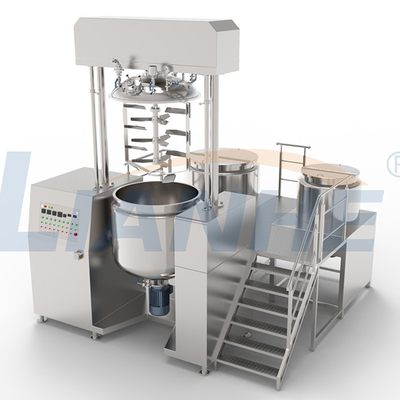 Mezclador de gran viscosidad 1 Ton Electric Heating del emulsor del vacío del TUV