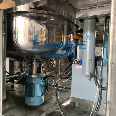 Mezclador de gran viscosidad 1 Ton Electric Heating del emulsor del vacío del TUV