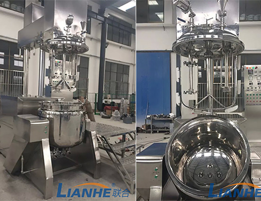 Equipo de fabricación de la crema dental del ISO 300L, máquina de fabricación cosmética de SUS316L