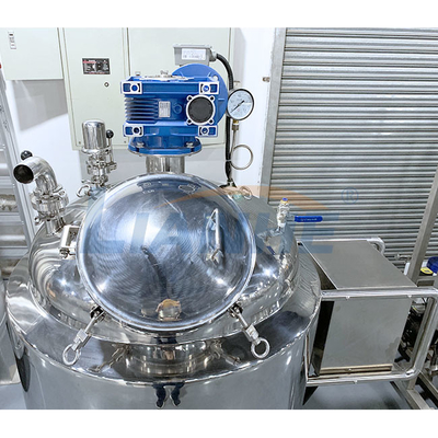 Control vertical del PLC de la cubierta del jarabe del homogeneizador del mezclador fijo del emulsor