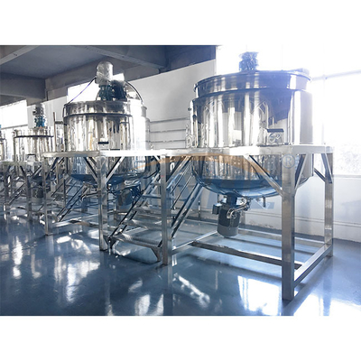 Mezclador cosmético del homogeneizador de ABB 2000L, equipo de mezcla del desinfectante de la mano de la plataforma