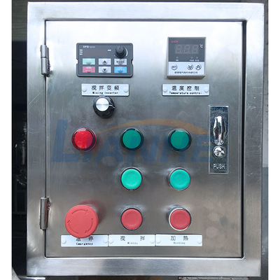 Calefacción del mezclador del emulsor del homogeneizador del desinfectante de 1.5KW 200L vestida