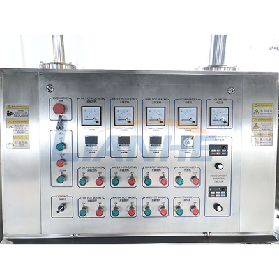 3600r/Min Vacuum Emulsifying Machine, máquina poner crema cosmética del mezclador de 45 grados