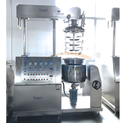 3600r/Min Vacuum Emulsifying Machine, máquina poner crema cosmética del mezclador de 45 grados