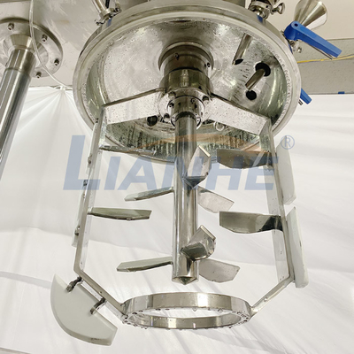 3600r/Min Vacuum Emulsifying Machine, máquina poner crema cosmética del mezclador de 45 grados