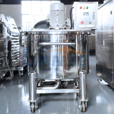 Acero inoxidable de una sola capa detergente líquido de la máquina del mezclador del emulsor del homogeneizador