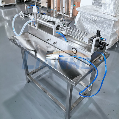 Artículo horizontal de rellenar líquido semi automático de la máquina 0.6-0.8MPa
