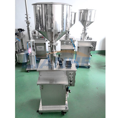Máquina de rellenar de la goma semi automática vertical del pistón, máquina líquida antioxidante del llenador