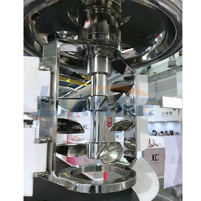 Homogeneizador 65RPM 4KW del vacío del mezclador del emulsor del esquileo de la crema del control del PLC alto