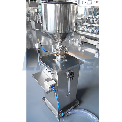 Máquina de rellenar líquida detergente hermética SUS304 antioxidante semi auto