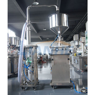 Máquina de rellenar inoxidable del pistón de acero, llenador neumático espesado de la botella