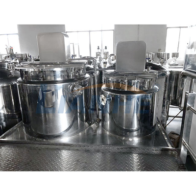 Mezcladora poner crema cosmética del mezclador del emulsor 350L del homogeneizador del mezclador del vacío