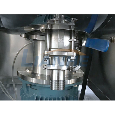 tipo de elevación hidráulico del alto del esquileo del vacío 100L mezclador del emulsor a prueba de herrumbre