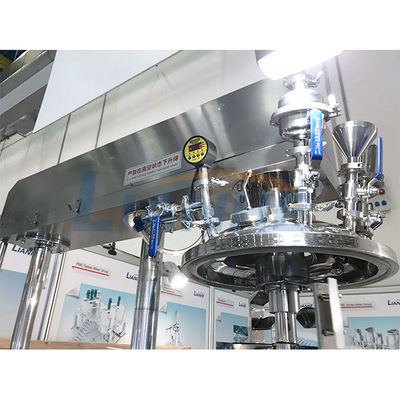 tipo de elevación hidráulico del alto del esquileo del vacío 100L mezclador del emulsor a prueba de herrumbre