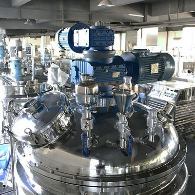 Tipo fijo salsa de tomate de tomate que hace la máquina, mezclador de emulsión del vacío 1000L