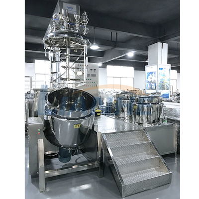 Elevación hidráulica del alto del esquileo del vacío 300L del CE del emulsor homogeneizador del mezclador