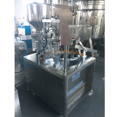 máquina de relleno del lacre del tubo 40L, llenador ultrasónico del tubo del ungüento