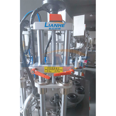 Control semi automático ultrasónico del PLC de la máquina de rellenar del tubo de LIANHE