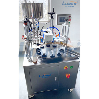 Control semi automático ultrasónico del PLC de la máquina de rellenar del tubo de LIANHE
