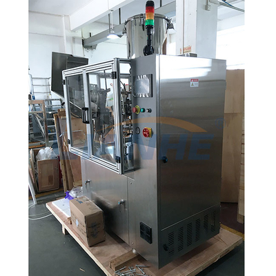 Establo anti del descenso de la longitud 210m m de la máquina de rellenar del tubo de la crema 110V/220V