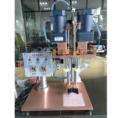 Máquina que capsula 220V/110V de la botella semi automática con 4 rodillos