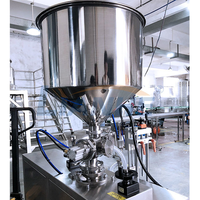 Llenador y sellador que se escapan antis, máquina cosmética del tubo del lacre del tubo del PLC