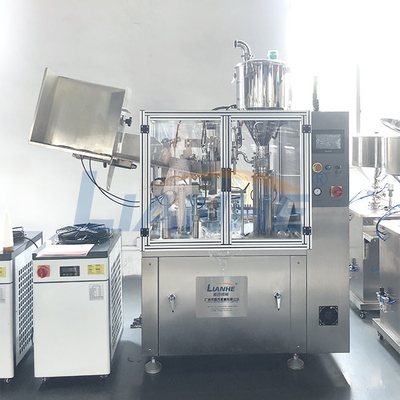 Máquina de rellenar Antirusting del tubo de la longitud 50-210m m para el cosmético